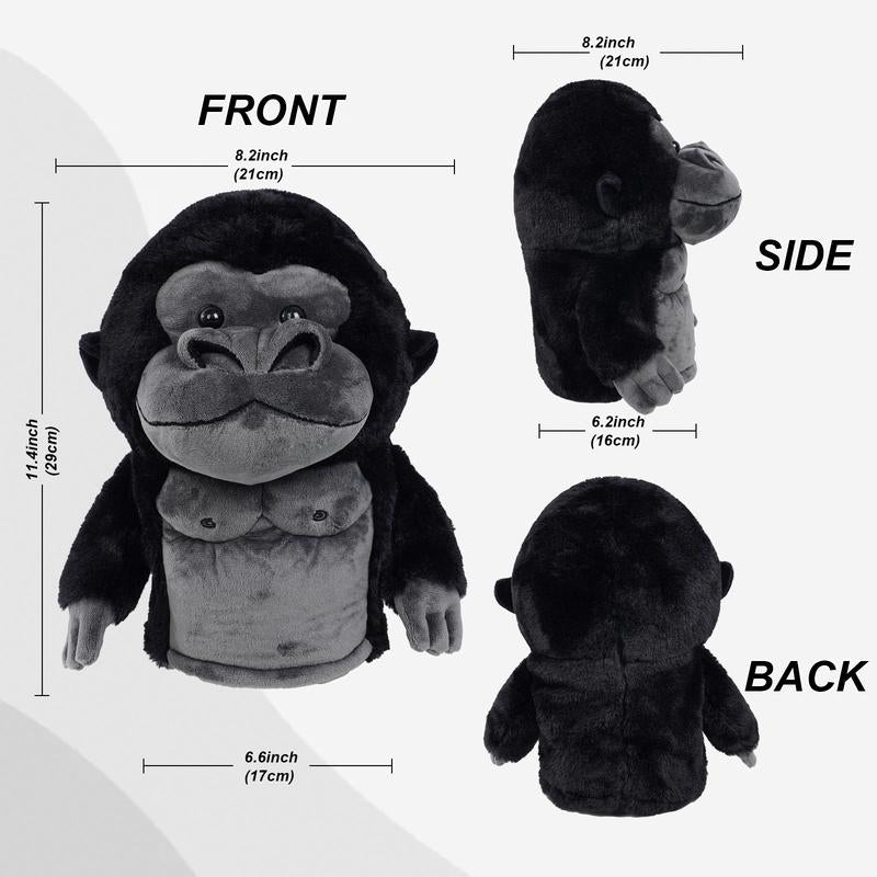 Craftsman Golf Chimpanzee Driver Headcover, Soft Plush, Protects Club, Funny