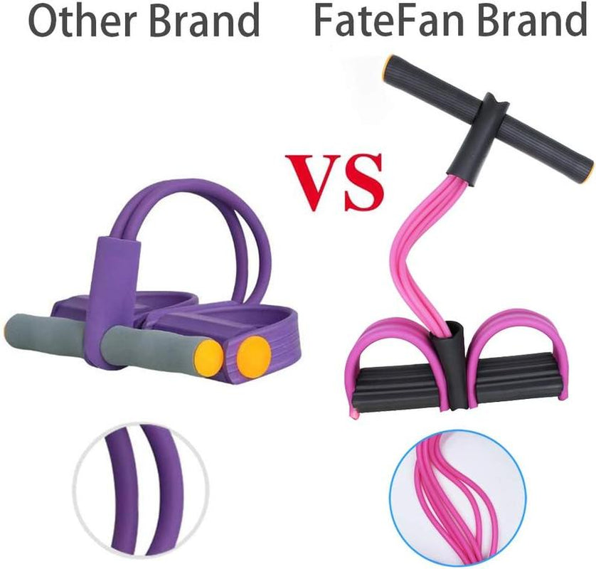 Multifunction Pedal Resistance Band Lightweight Portable Elastic Pull Rope for Home Gym Office & Outdoor Full Body Workout Sit-Up Yoga Abdominal Training Exercise Band with Resistance Rope Yoga Enthusiast Adjustable Training Bench Set