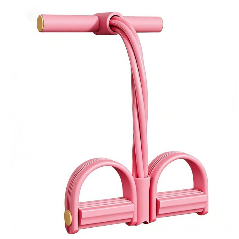 Multifunction Pedal Resistance Band Lightweight Portable Elastic Pull Rope for Home Gym Office & Outdoor Full Body Workout Sit-Up Yoga Abdominal Training Exercise Band with Resistance Rope Yoga Enthusiast Adjustable Training Bench Set