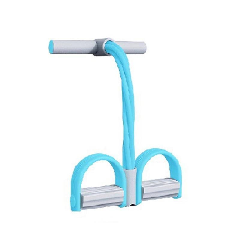 Multifunction Pedal Resistance Band Lightweight Portable Elastic Pull Rope for Home Gym Office & Outdoor Full Body Workout Sit-Up Yoga Abdominal Training Exercise Band with Resistance Rope Yoga Enthusiast Adjustable Training Bench Set