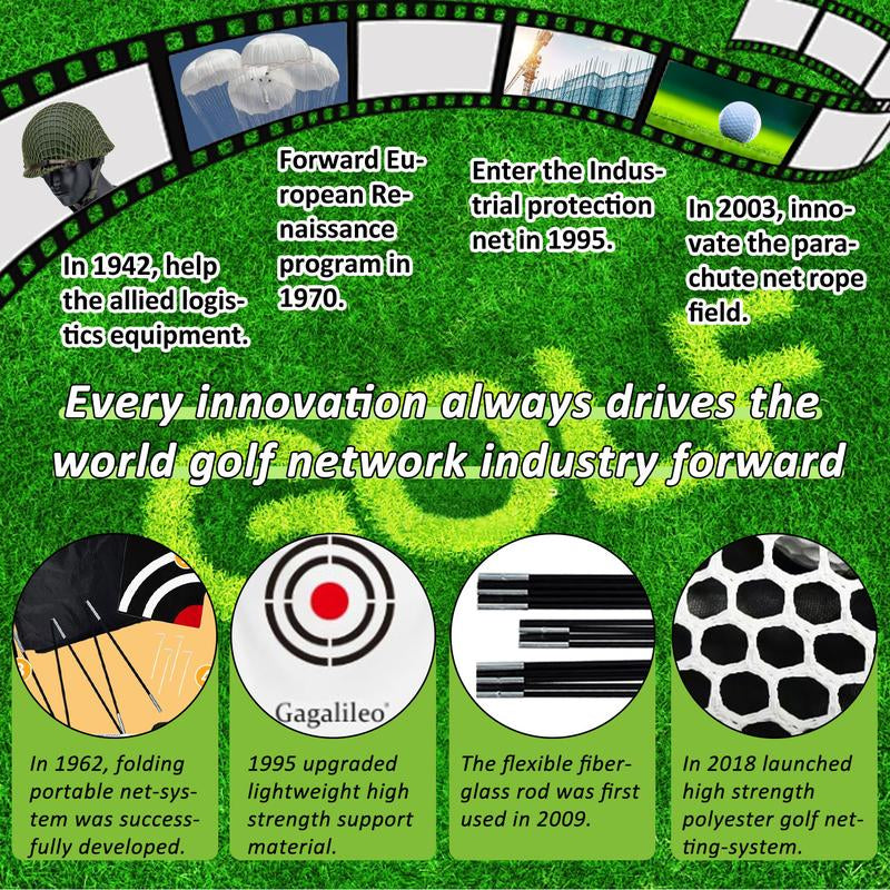 12X7FT Golf Hitting Practice Nets & Turf Mat Tees for Backyard Driving - Heavy Duty Mens Real Indoor Golf Balls Hitting Pitching Driving Nets - Indoor Outdoor Garage Use Golfing Swing Training Impact Cages (Black Netting)