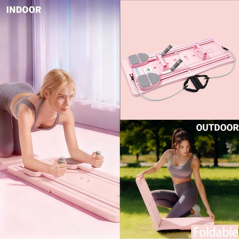 4-In-1 Fitness Board Full Body Training Multi Modes Optional Smart Timer Accurate Timing Eco-Friendly Material Long-Lasting Durable